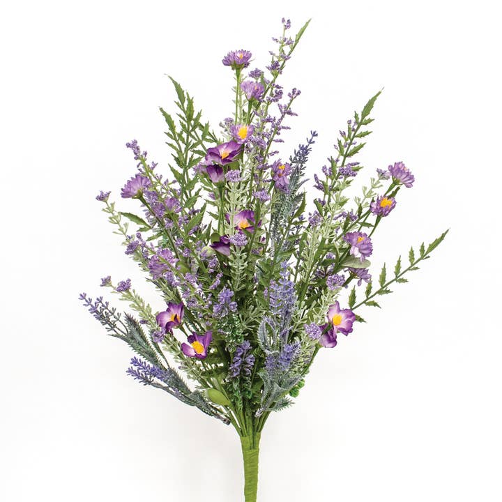 Col House Designs - Wholesale Artificial Flowers - Lilac & Lavender Blossoms Spray