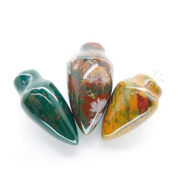 Vives de la Cortada S.L - Wholesale Spiritual Stone/Crystal - Bloodstone Drop Pendulum (GOT6)2