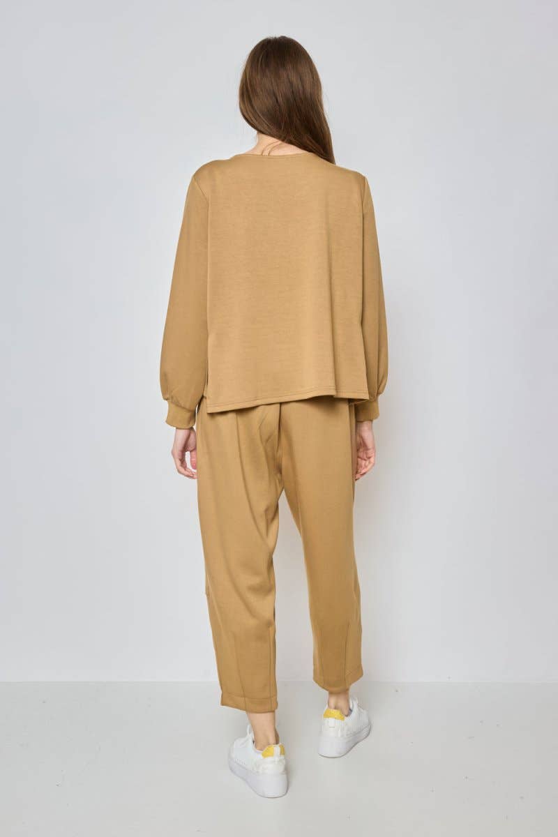 BELLA BLUE – Sweatshirt - Mulher por atacado – Blusa - B099