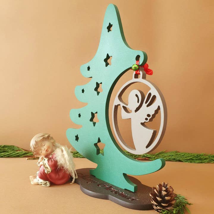 Trä julgran | Ängel för wholesale av Wood Art Shop