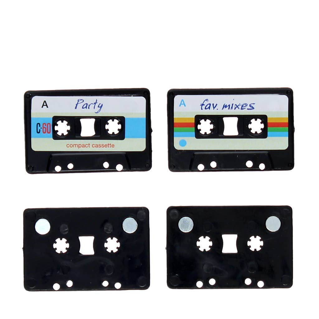 Rex B2B - UK – wholesale Magnet – Mini music magnets (set of 4) - Cassette2