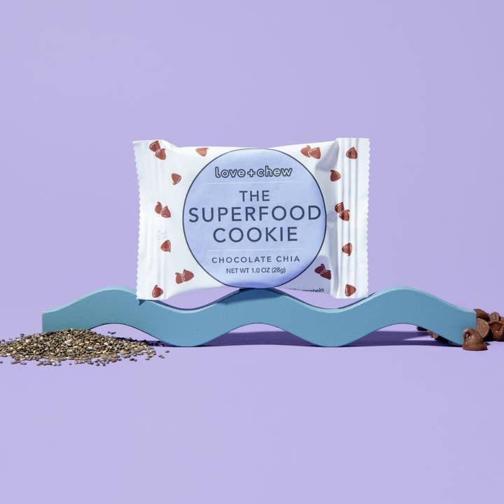 CHOCOLATE CHIA - 1 OZ - BOX OF 18 for wholesale by Love + Chew