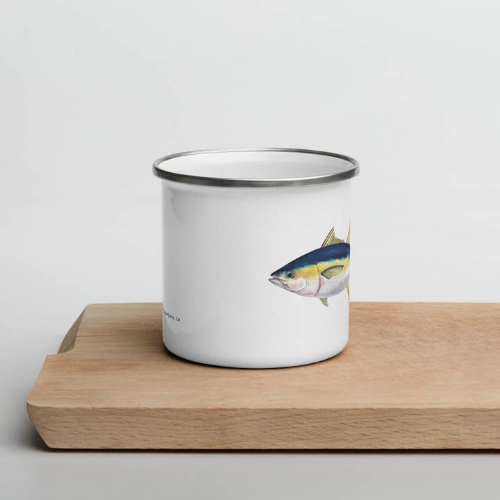 Kelly Clause Art – Engroshandel Kaffekrus – Yellowfin Tun Enamelkrus1