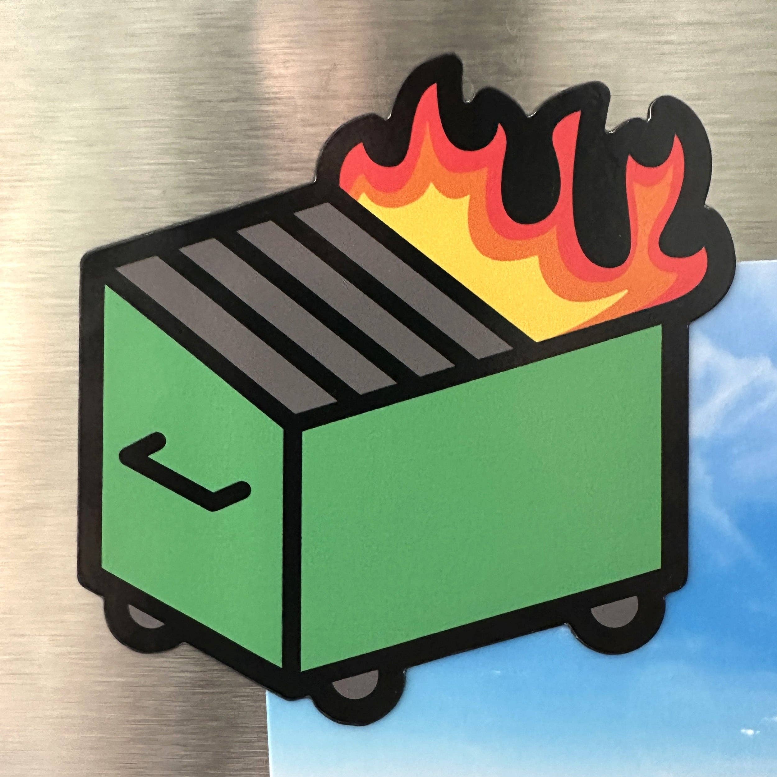 KP General Store - Wholesale Magnet - Dumpster Fire Magnet2