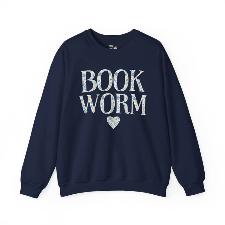 Cute Bookworm Sweatshirt for wholesale by Opal and June
