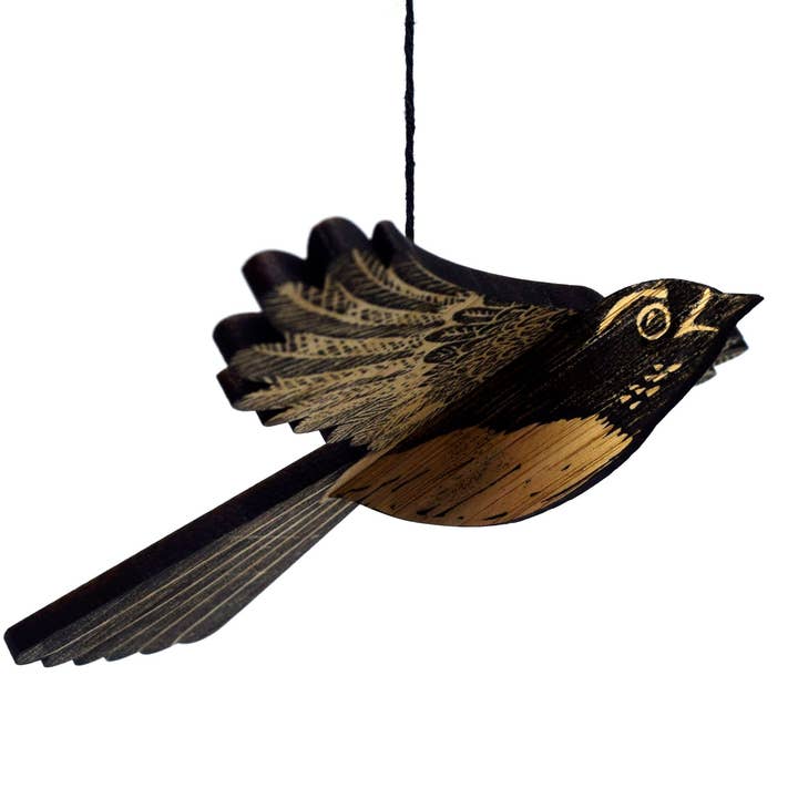 Mobile - Willie Wagtail for wholesale by Bridget Farmer Printmaker