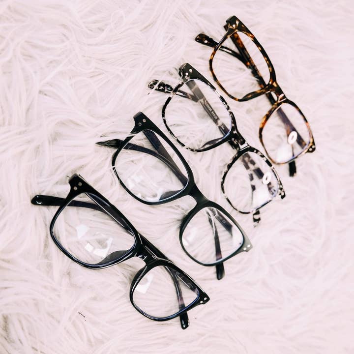 The Front Porch Label - Wholesale Eyeglasses - Women's - Multi Color Tortoise Blue Light Blocking Glasses
