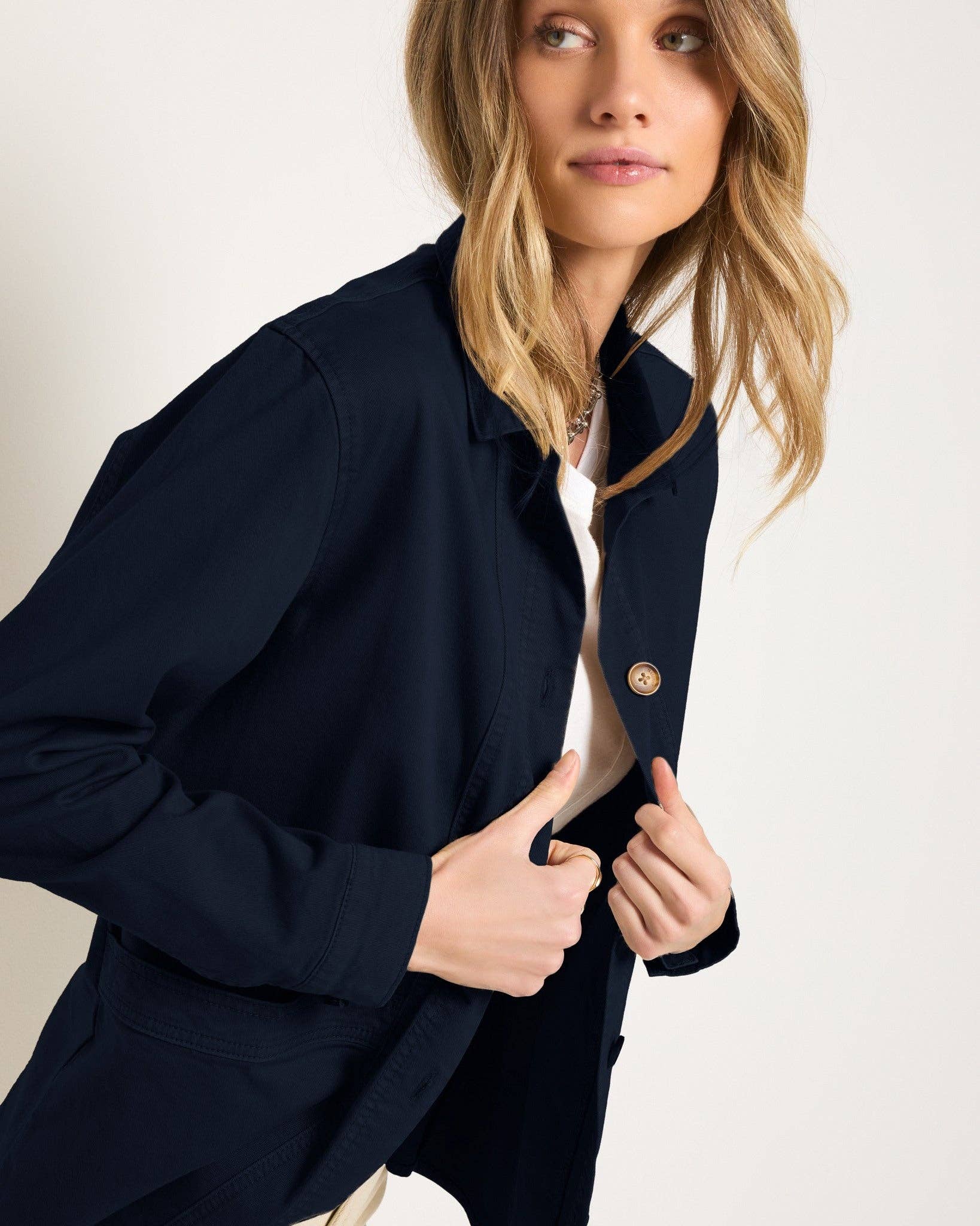 Seventy Eight and Sunny (SEAS) - Wholesale Jacket - Women's - Pierside Twill Chore Jacket3