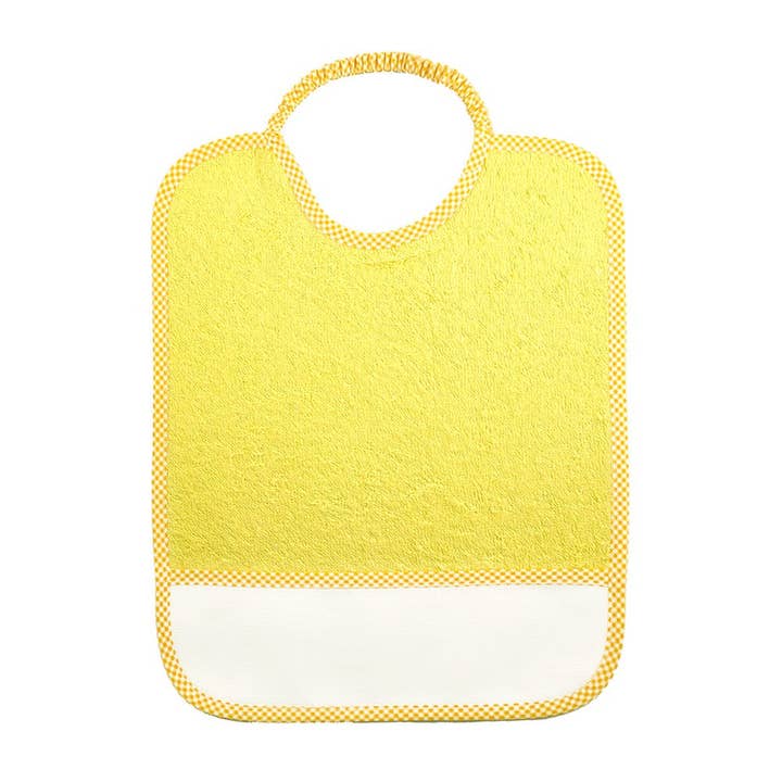 Almatex srl - Wholesale Diaper (Cloth) - Baby - 6 MAXI BIBS 29X36 with ELASTIC personalized with the name you want.9