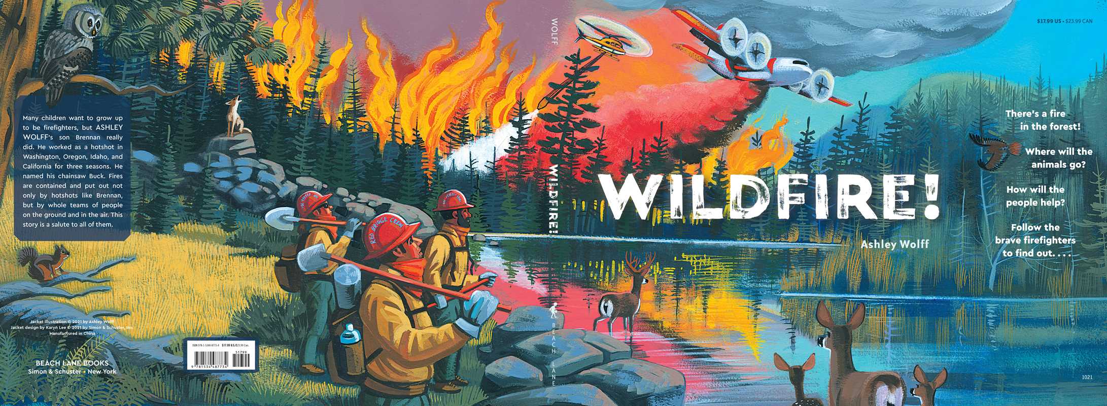 Simon & Schuster - Wholesale Preschool Book (3-5) - Wildfire! by Ashley Wolff1