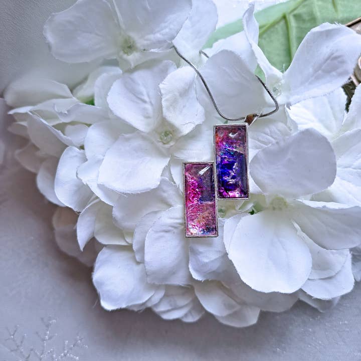 Truly Special - Hand Painted Glass Necklace for wholesale by Studio 1153