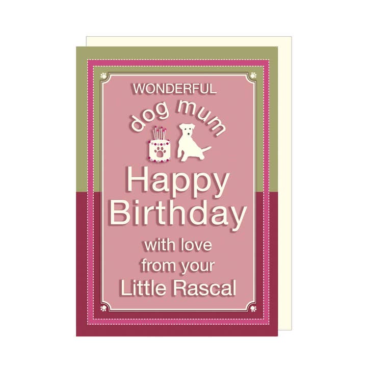 Tarjetas del perro | Tarjeta de felicitación Pequeño Travieso para venta al por mayor de The Little Dog Laughed