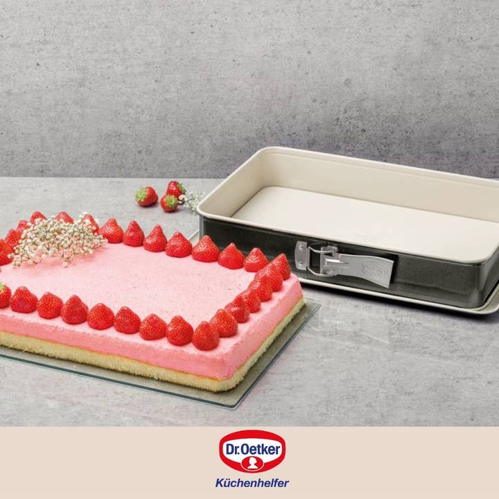 Dr. Oetker – Engroshandel Bageform – Dr Oetker Backt-Tr 38 x 25 cm rektangulær springform pan1