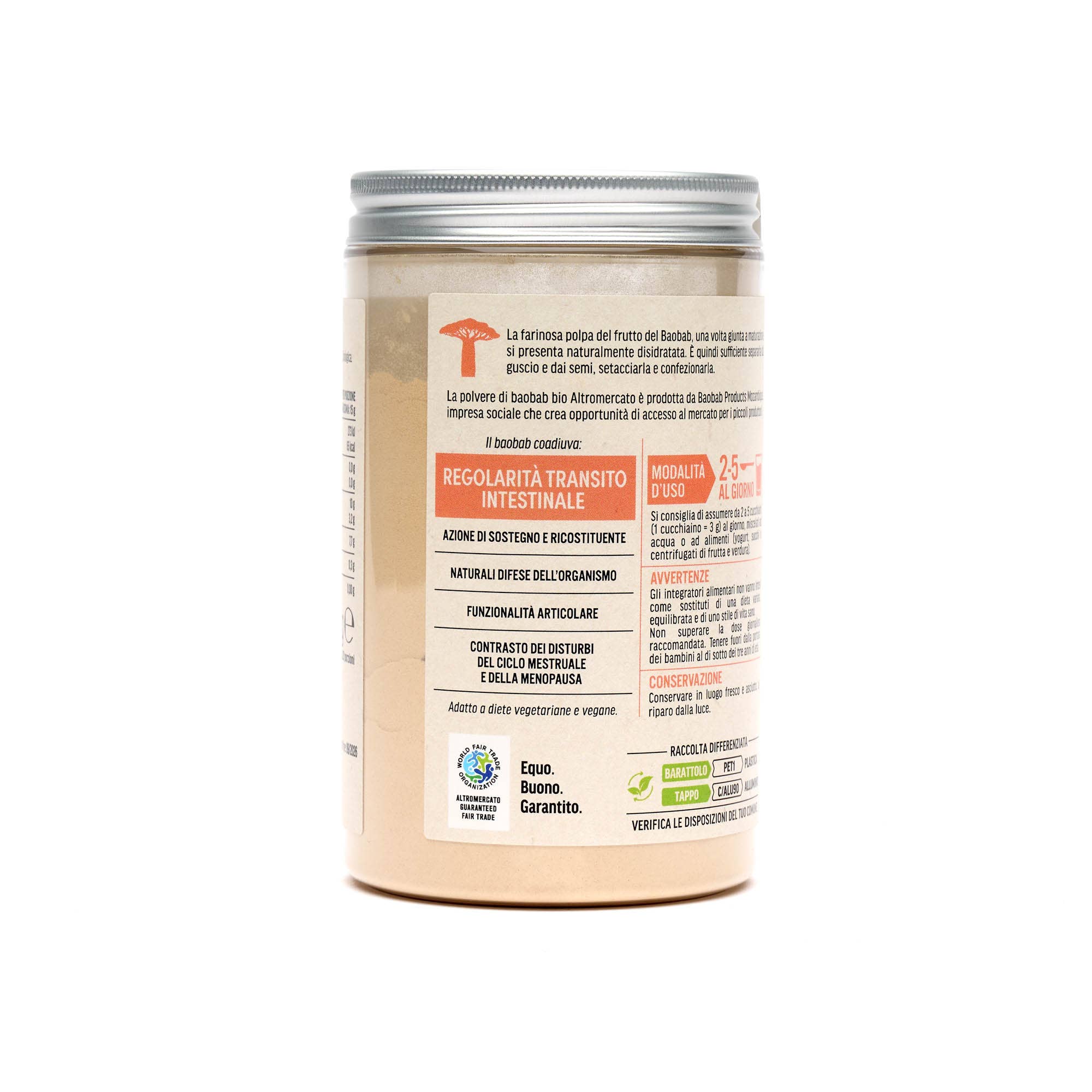Altromercato - Wholesale Protein/Superfood Powder - Baobab In Powder - Organic - 120 g3