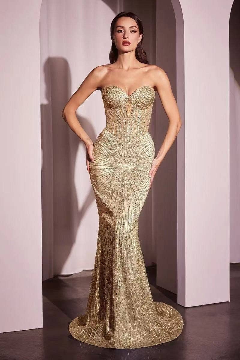 Invitadissimas - Wholesale Gown - Women's - Long dress with glitter 8351225