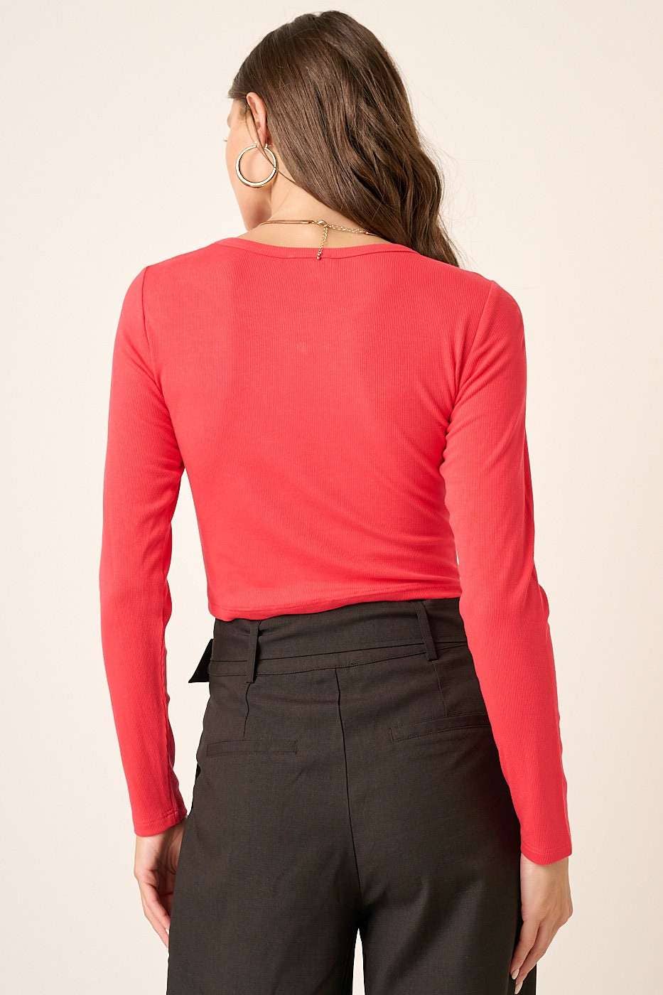 mittoshop - Wholesale Knit Top - Women's - BASIC CROP LONG SLEEVE KNIT TOP11