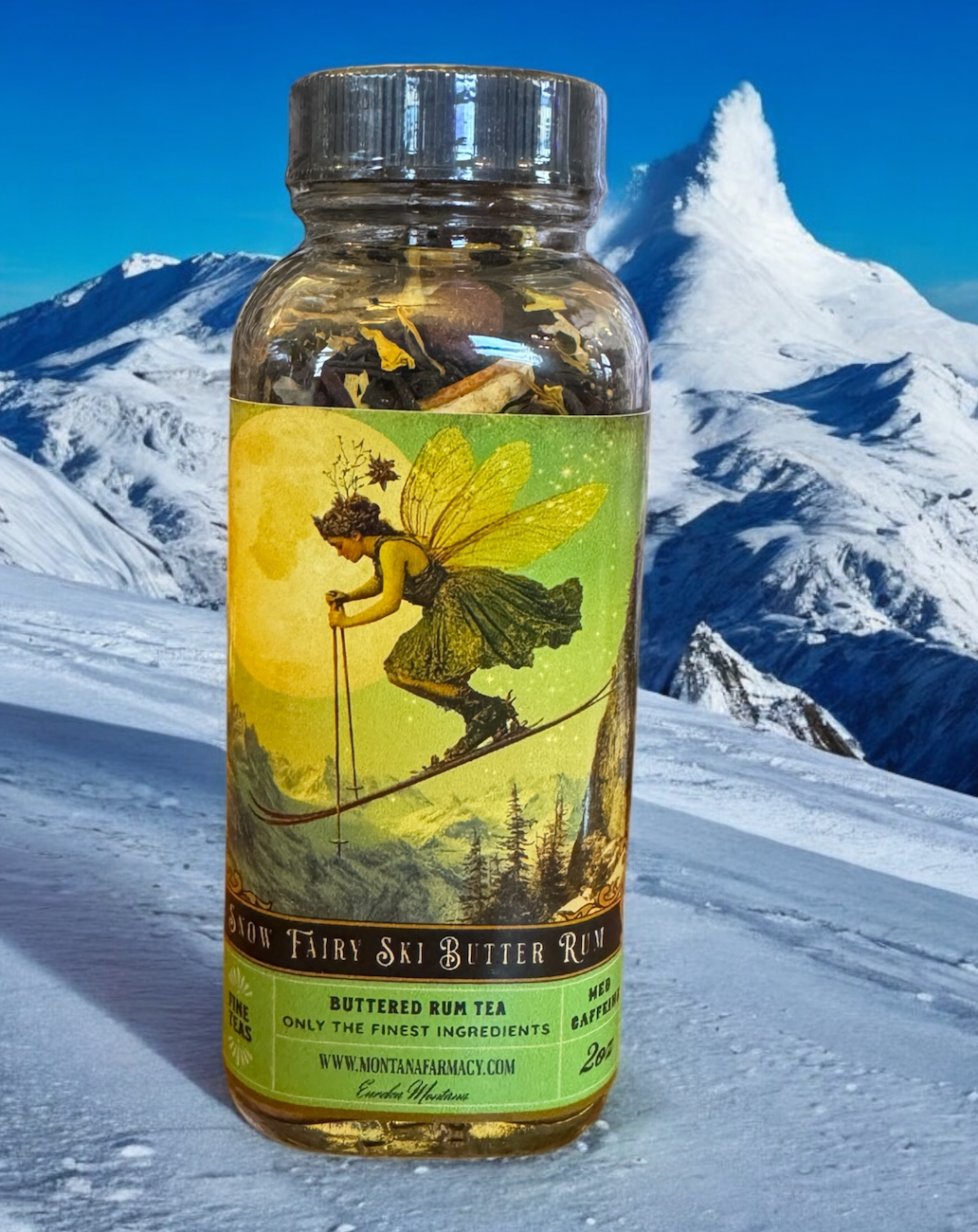 Montana Farmacy - Wholesale Loose Tea - Snow fairy Ski Butter Rum Pray for Snow Tea Alpine Adventure2