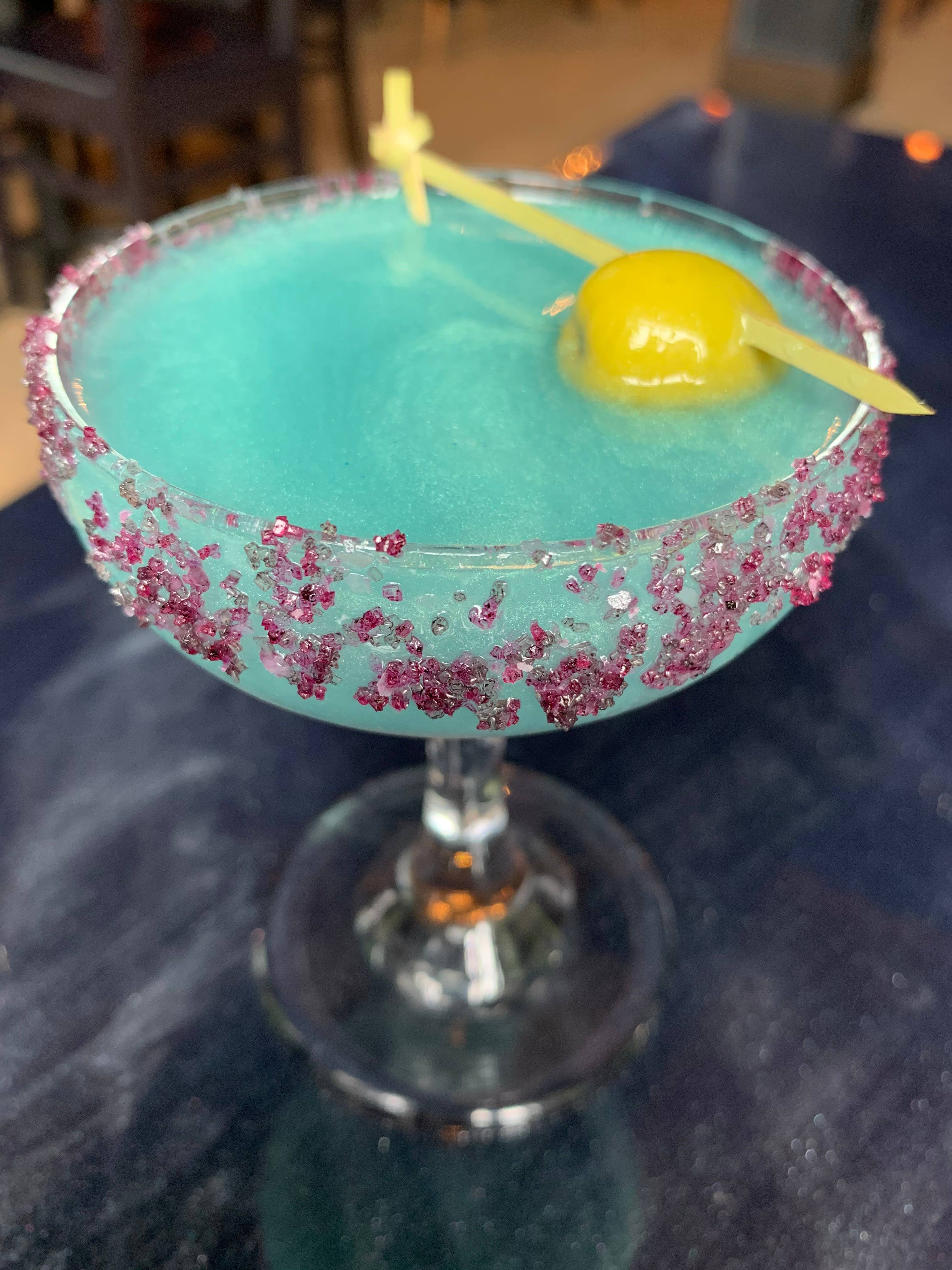 Ultimate Baker - Venta al por mayor Preparado/sirope para cóctel - Purpurina natural turquesa para cócteles Snowy River (1x4 g)1