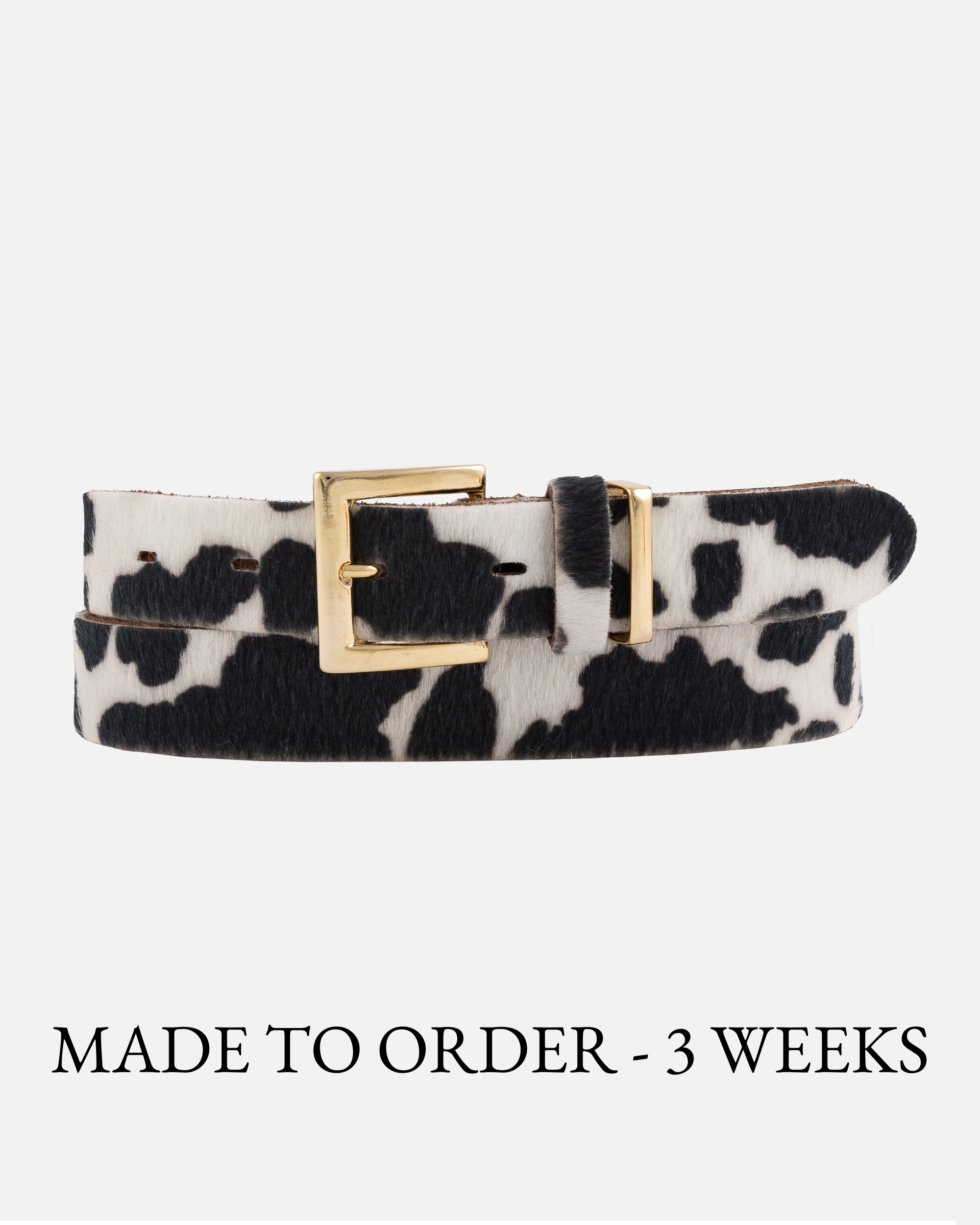 Amsterdam Heritage Belts, Bags, Apparel & Jackets EU - Wholesale Belt - Women's - MADE TO ORDER Aliza | Animal Print Leather Belt4