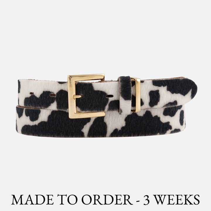 Amsterdam Heritage Belts, Bags, Apparel & Jackets EU - Wholesale Belt - Women's - MADE TO ORDER Aliza | Animal Print Leather Belt4