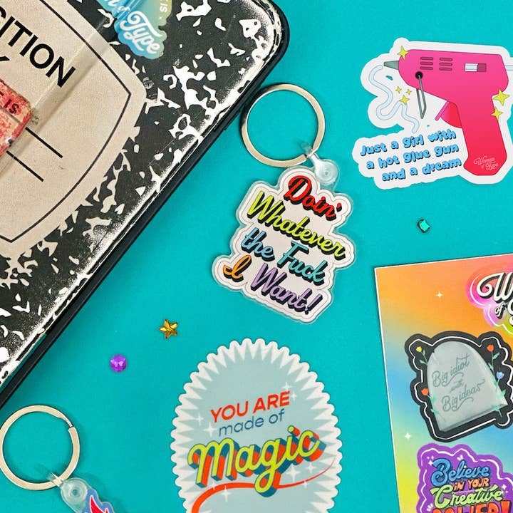 Women of Type - Vendita all'ingrosso Portachiavi - Unisex - Faccio quello che mi pare! Portachiavi in acrilico1