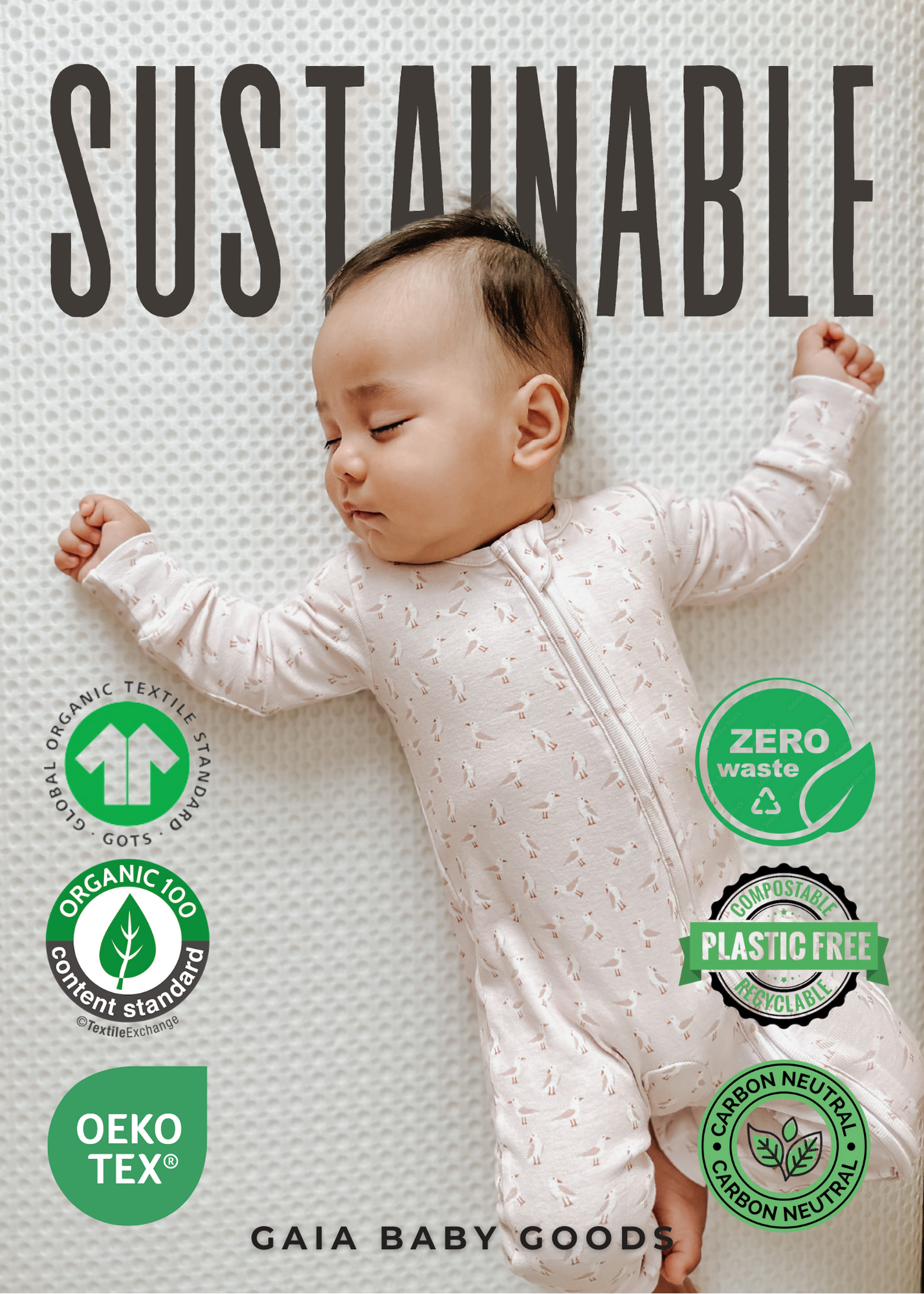 Gaia Baby Goods - Vente Haut et bas de pyjama – enfant - Pyjama en coton biologique pour bébés et tout-petits à imprimé football d'automne6