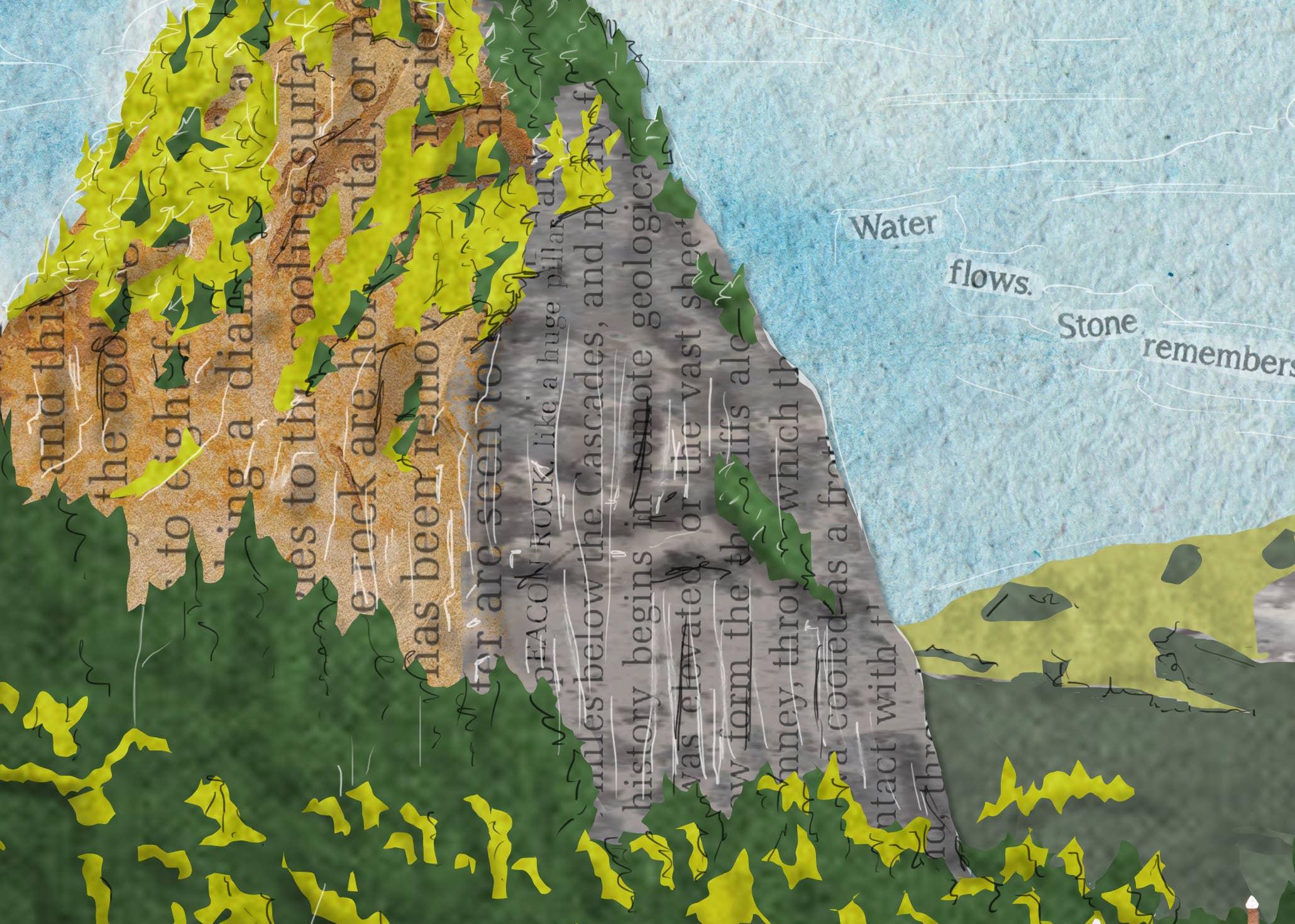 Found & Rewound - Wholesale Art Print - Beacon Rock -  print2