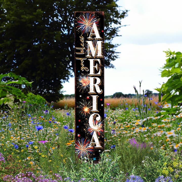 TX USA Corporation - Wholesale Garden/lawn stake - 4th of July God Bless America Garden Stake | Patriotic Yard Decor7