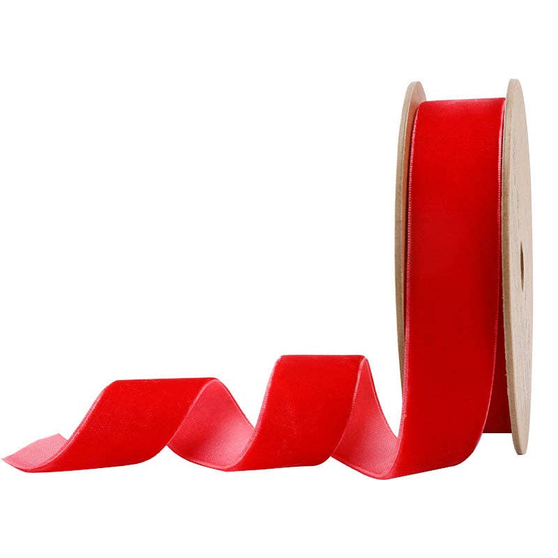 LA Ribbons Wholesale – Engroshandel Bånd – 23 farver | 1" fløjlsbånd | 10 yard rulle12