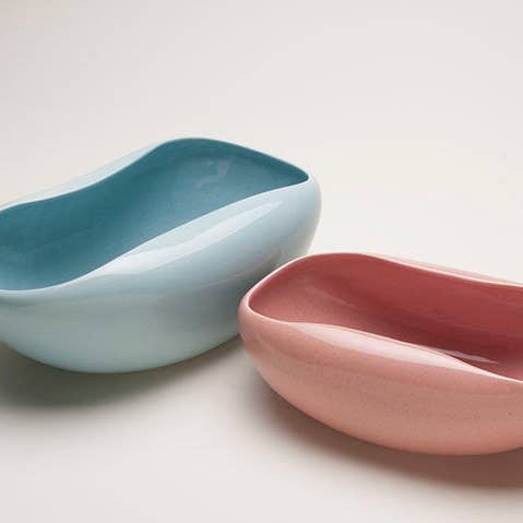 American Modern Fruit Bowl Large for wholesale by Bauer Pottery