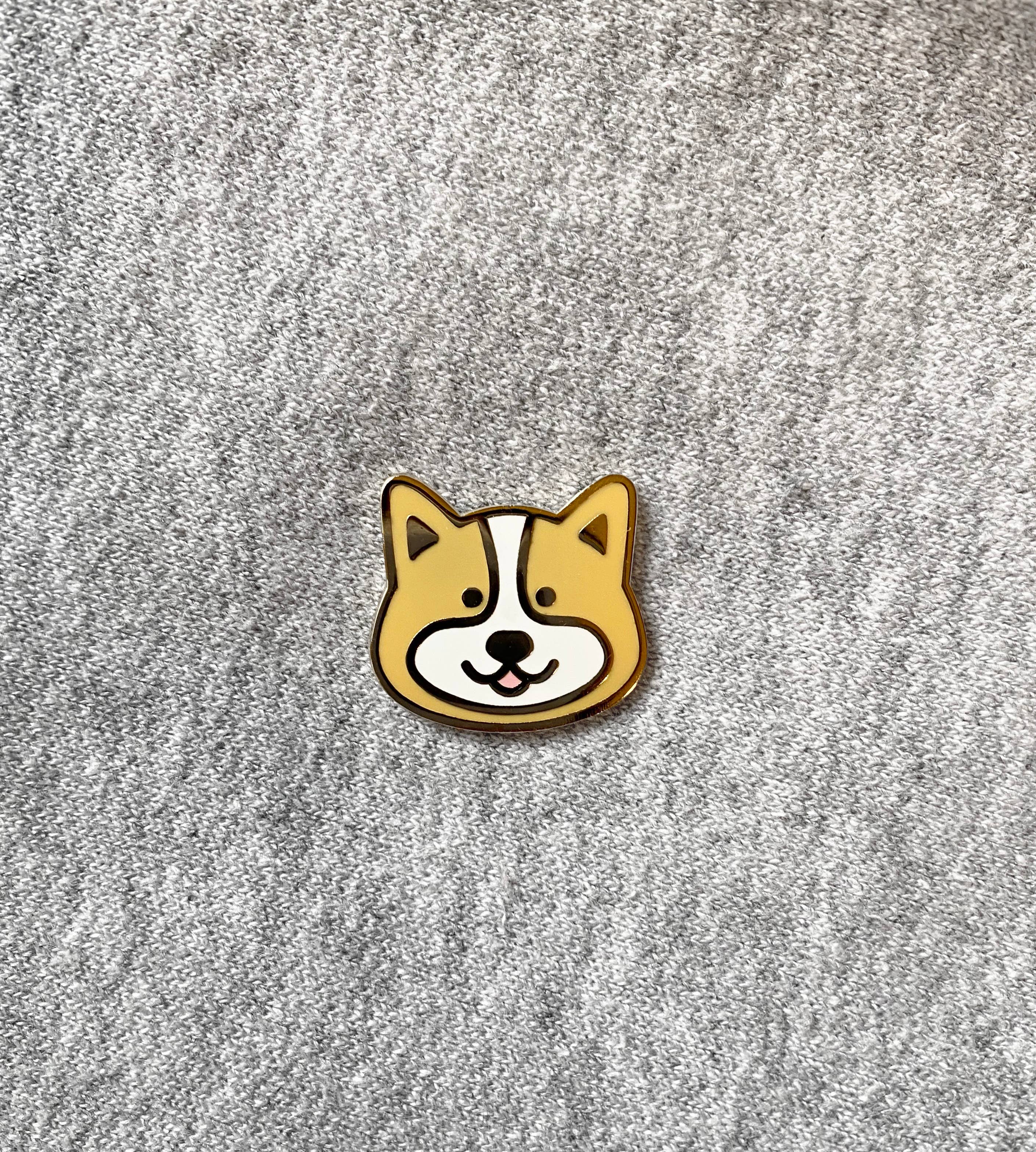 Tickle Me Lavender - Wholesale Lapel Pin/Button - Dog Enamel Pin0