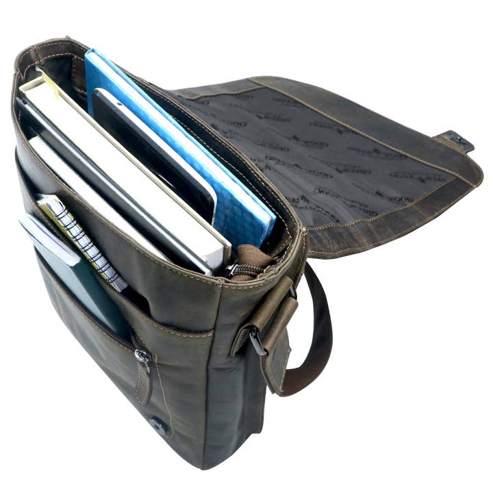 Greenwood - Wholesale Messenger Bag - Unisex - Hedwig A4 leather women's shoulder bag for men25