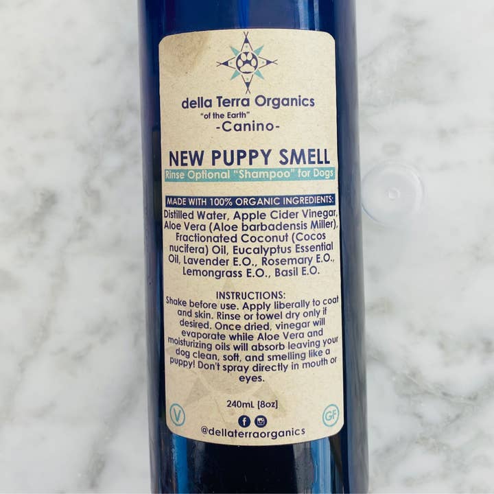 New Puppy Smell for wholesale by della Terra Organics