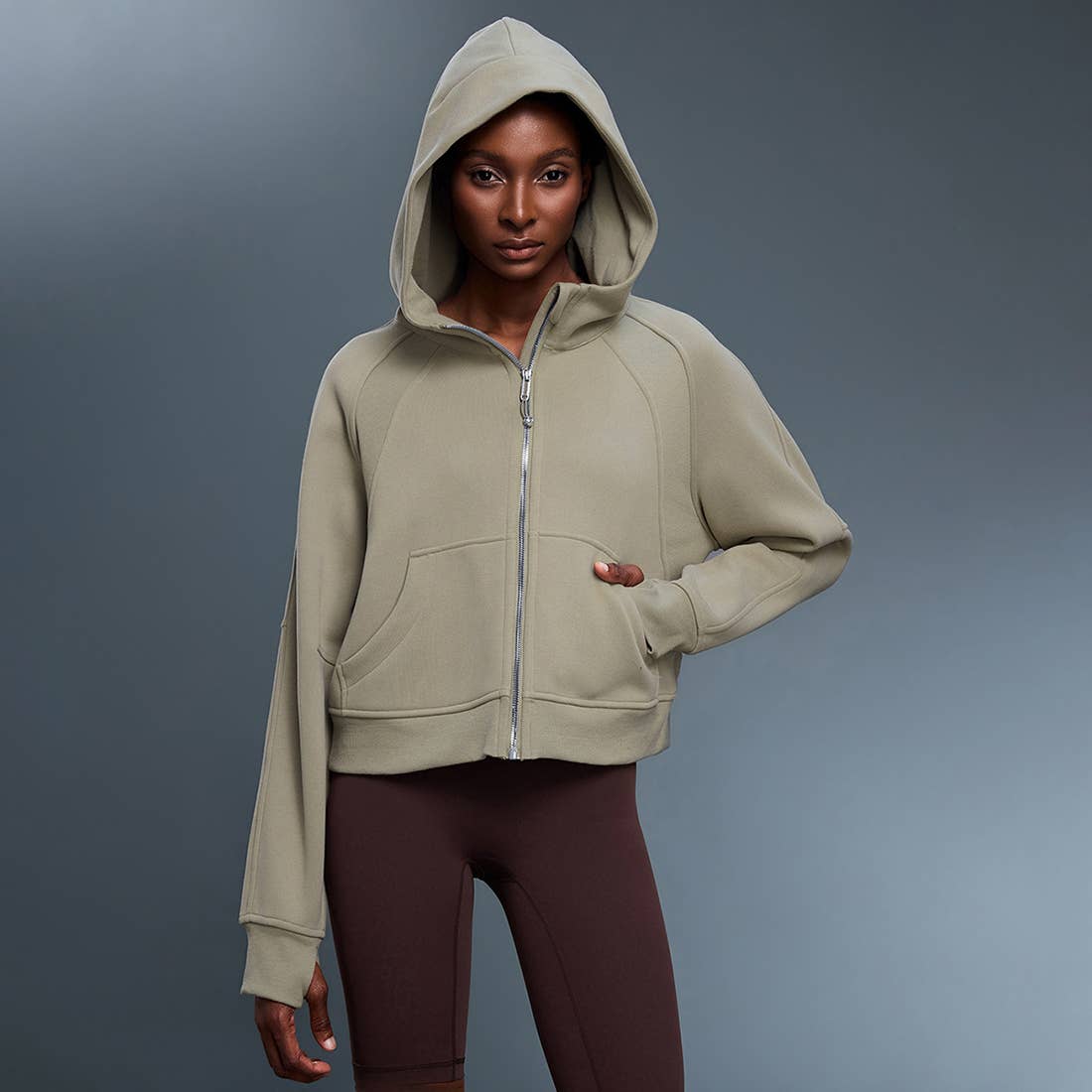 Sodalemon - Vendita all'ingrosso Felpa con cappuccio - Donna - Felpa con Cappuccio da Donna Foderata in Pile con Zip Calda e Ampia Casual per Sport13