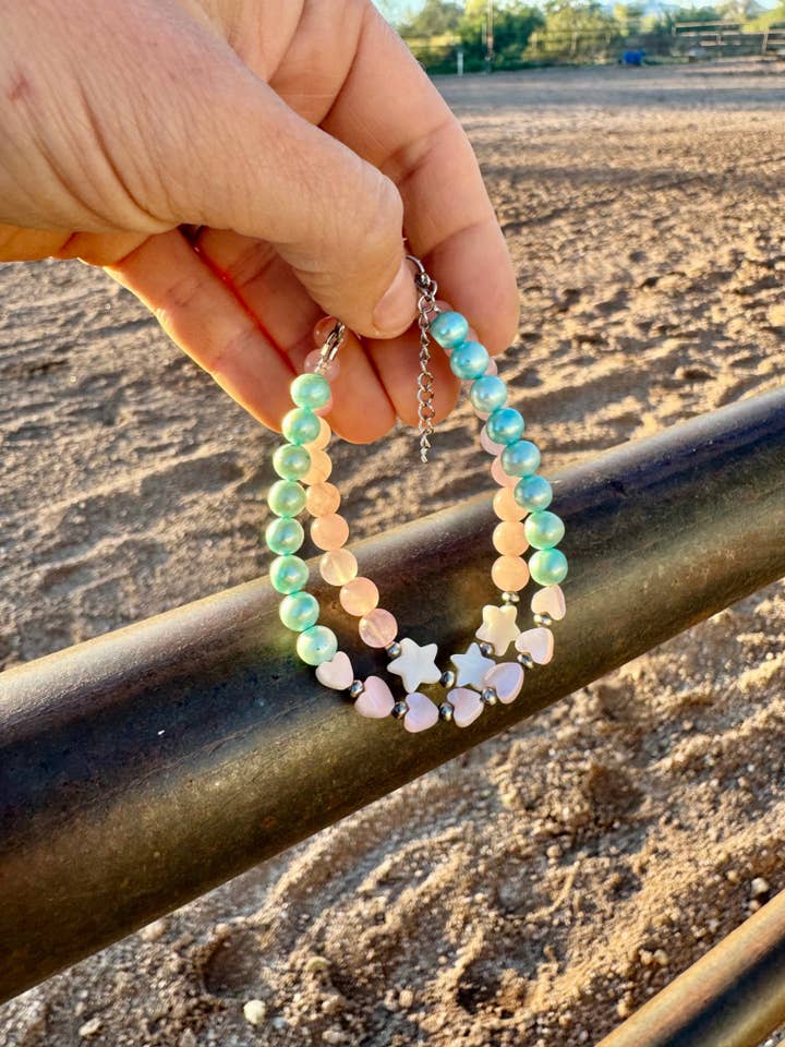 Parelarmband/Hartarmband/Westers Boho Armband voor wholesale door Wild Hancock Creations