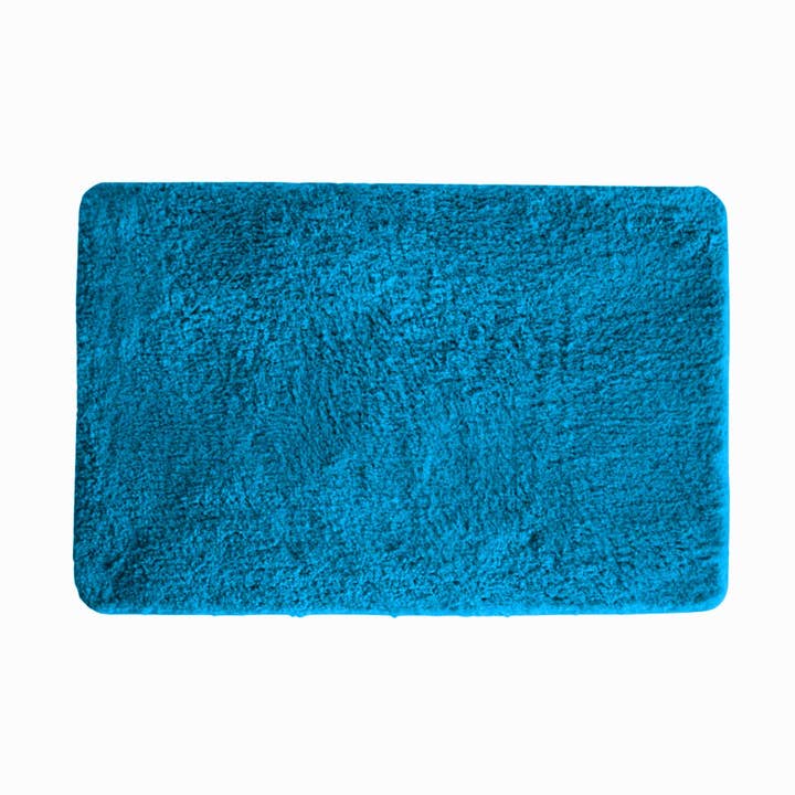 Queen Mary Bathoom matta 17x24 turkos för wholesale av LINEN STORE