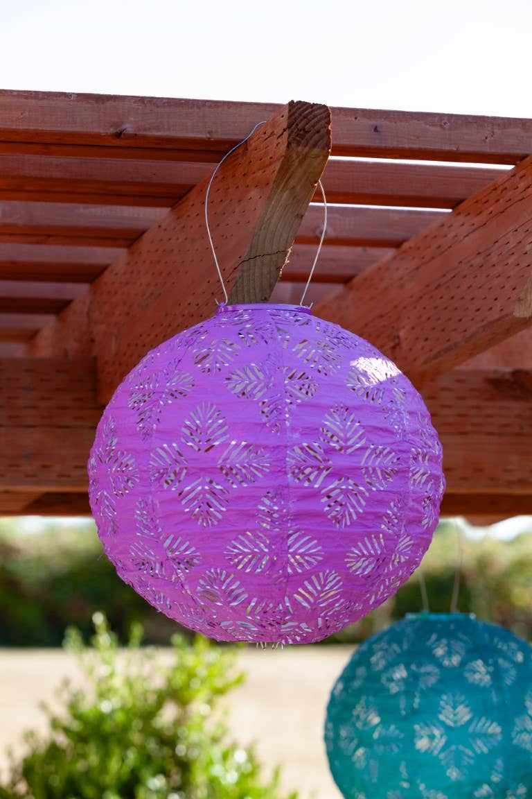 Allsop Home & Garden - Wholesale Outdoor/Lawn Light - Stella Brights 12" Globe Solar Lantern - Violet8