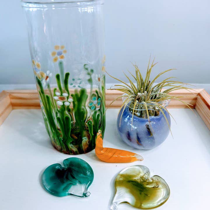 Terrapin Glass Gardens - Vente Décorations de table - Cœurs en verre sculptés à la main fabriqués aux États-Unis18