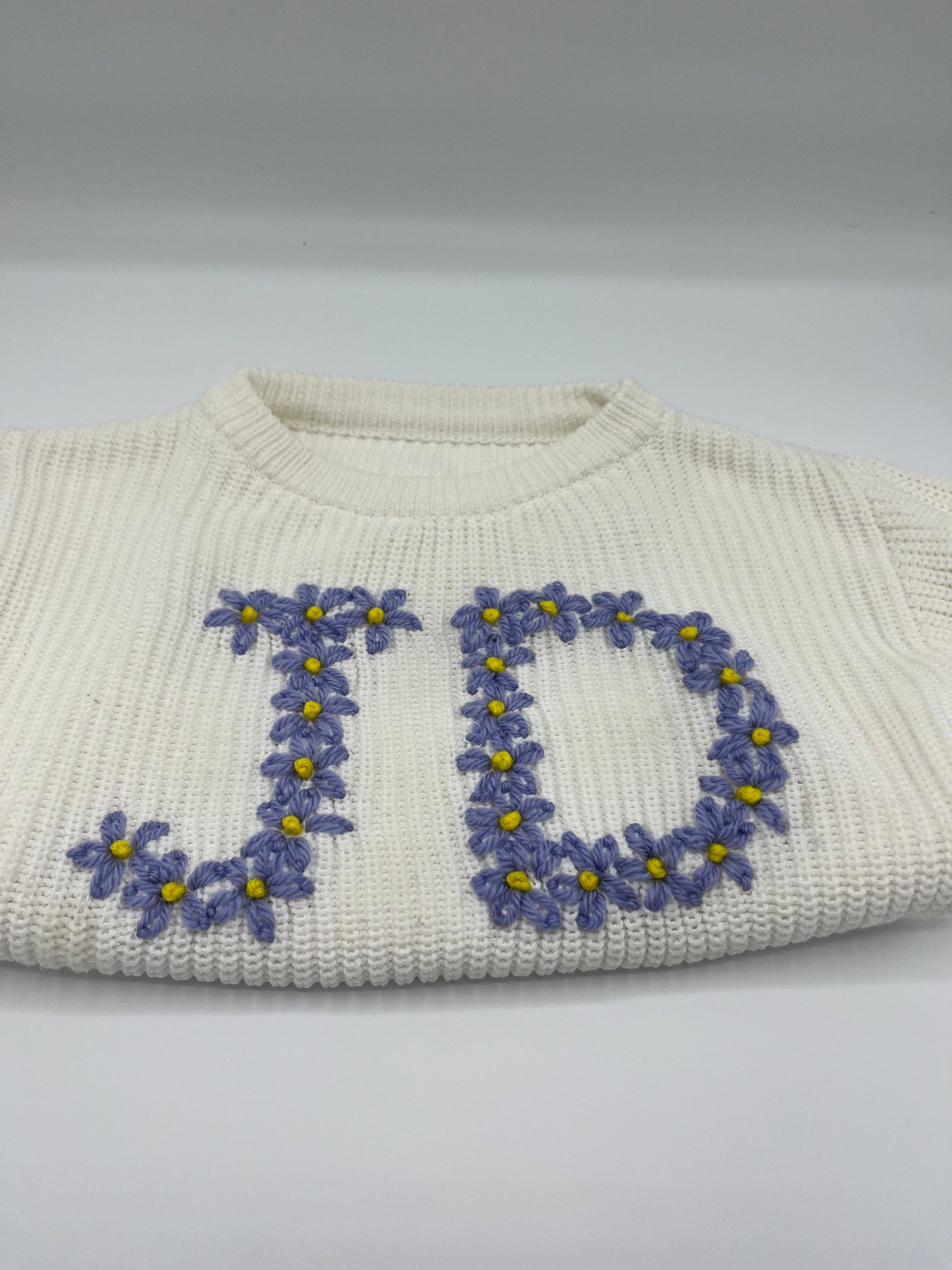 Pretty Little Stitch - Venta al por mayor Jersey de punto - Niños - Suéteres de punto con diseño de iniciales1