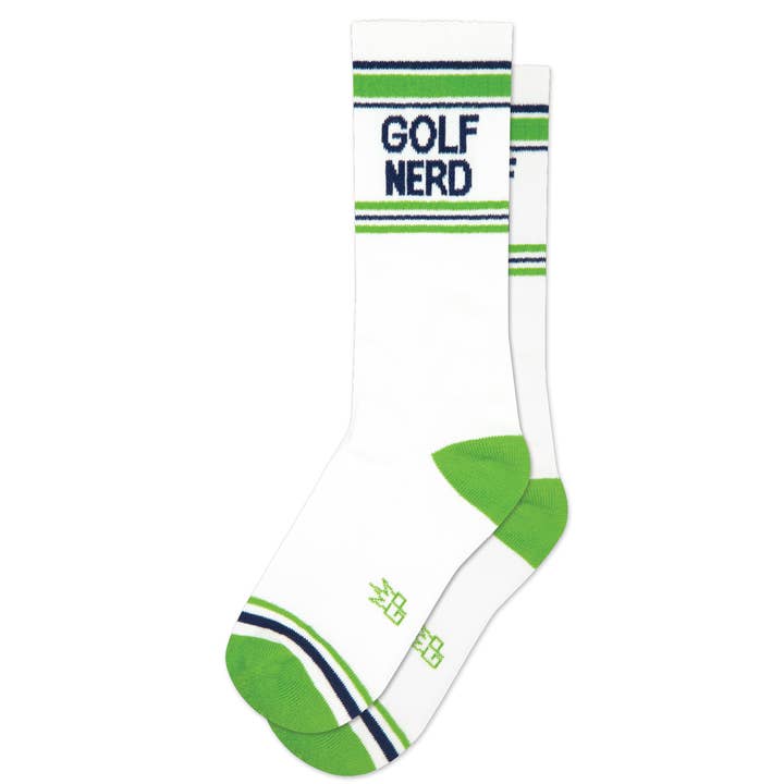 Gumball Poodle - Wholesale Socks - Unisex - Golf Nerd Gym Crew Socks
