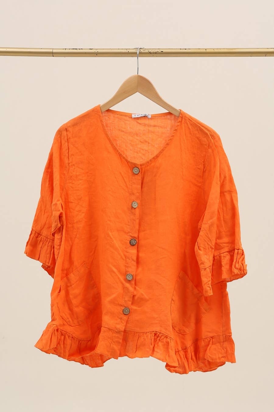 la maison des fibres naturelles - Wholesale Varsity/Baseball Jacket - Women's - Buttoned jacket 100% linen 163420