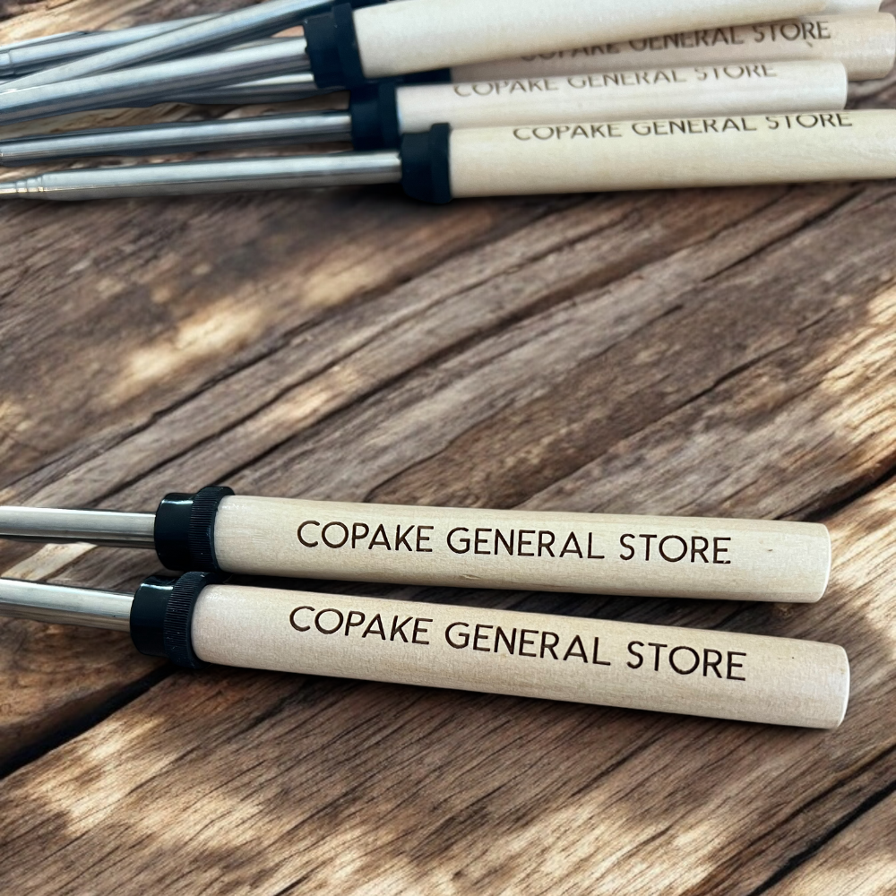 Wild Larch Creative - Wholesale Outdoor Grill Tools - Branded Custom S'More Sticks -Marshmallow Roasting Sticks9