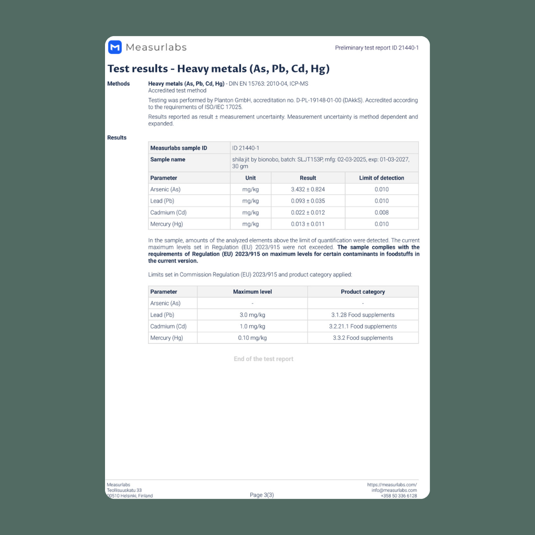 bionobo - Wholesale Oral Supplement/Vitamin - Shilajit Dorado | Crudo y secado al sol +5000m | 30g | 150+ Dosis diarias13