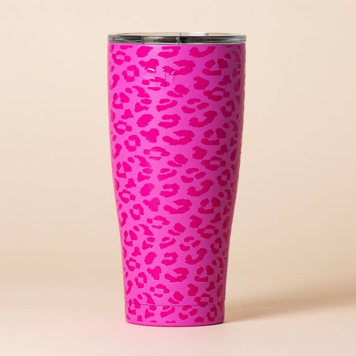 SIC | "Roze Luipaard" Roestvrijstalen Bekers en Waterflessen voor wholesale door SIC Cups