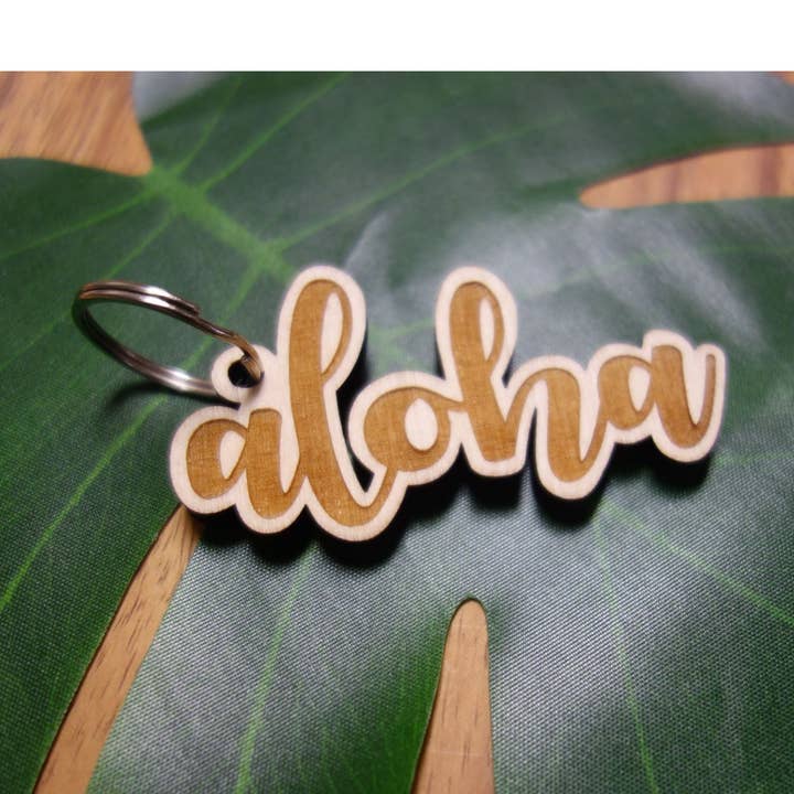 Aloha Keychain for wholesale by Aloha Cuts