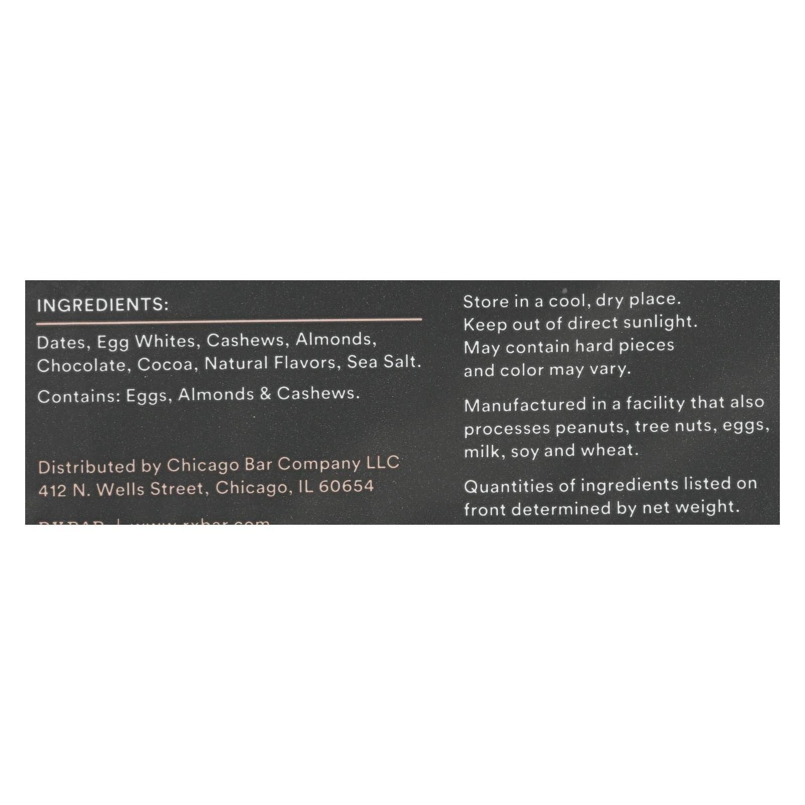 Ware Spark - Wholesale Snack Bar - Rxbar - Protein Bar - Chocolate Sea Salt - Case Of 12 - 1.83 Oz.1