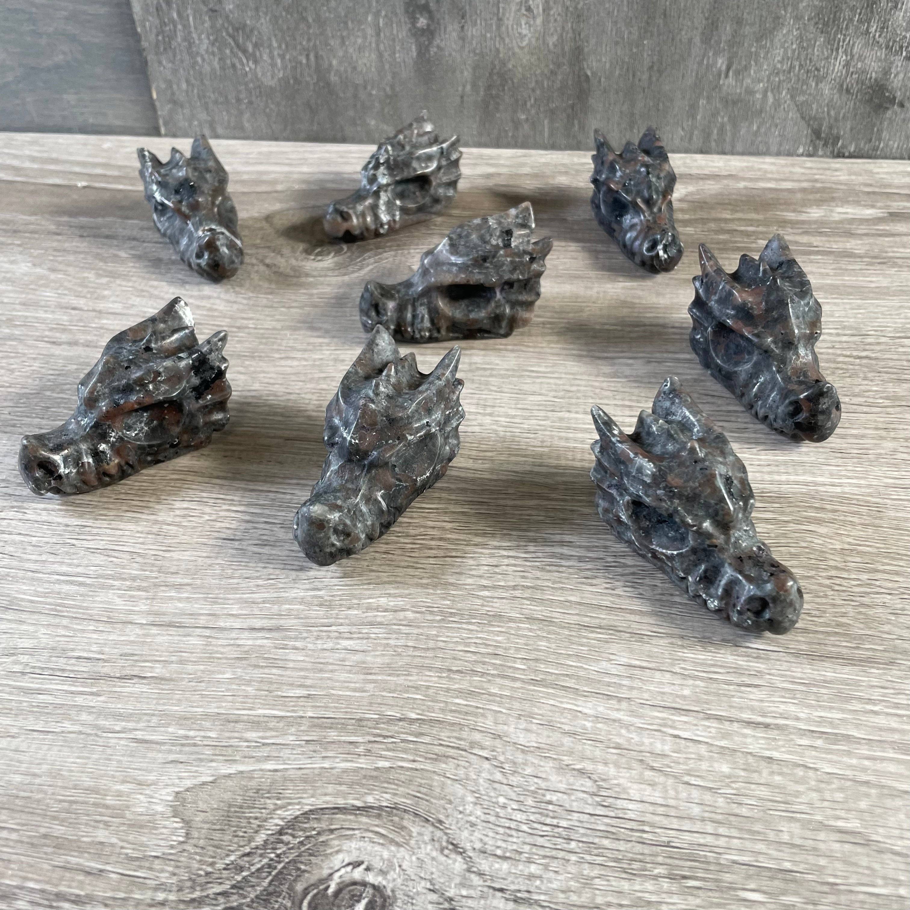 Keystone Crystals - Vente Pierre et cristal de spiritualité - Crânes de dragon en pierres précieuses – Sculptures en cristal en gros26