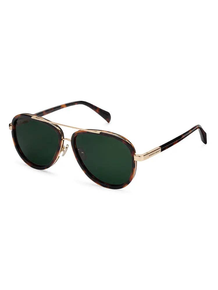 Saint Owen - Wholesale Sunglasses - Unisex - STORCH AVIATOR Tortoise | Gold1