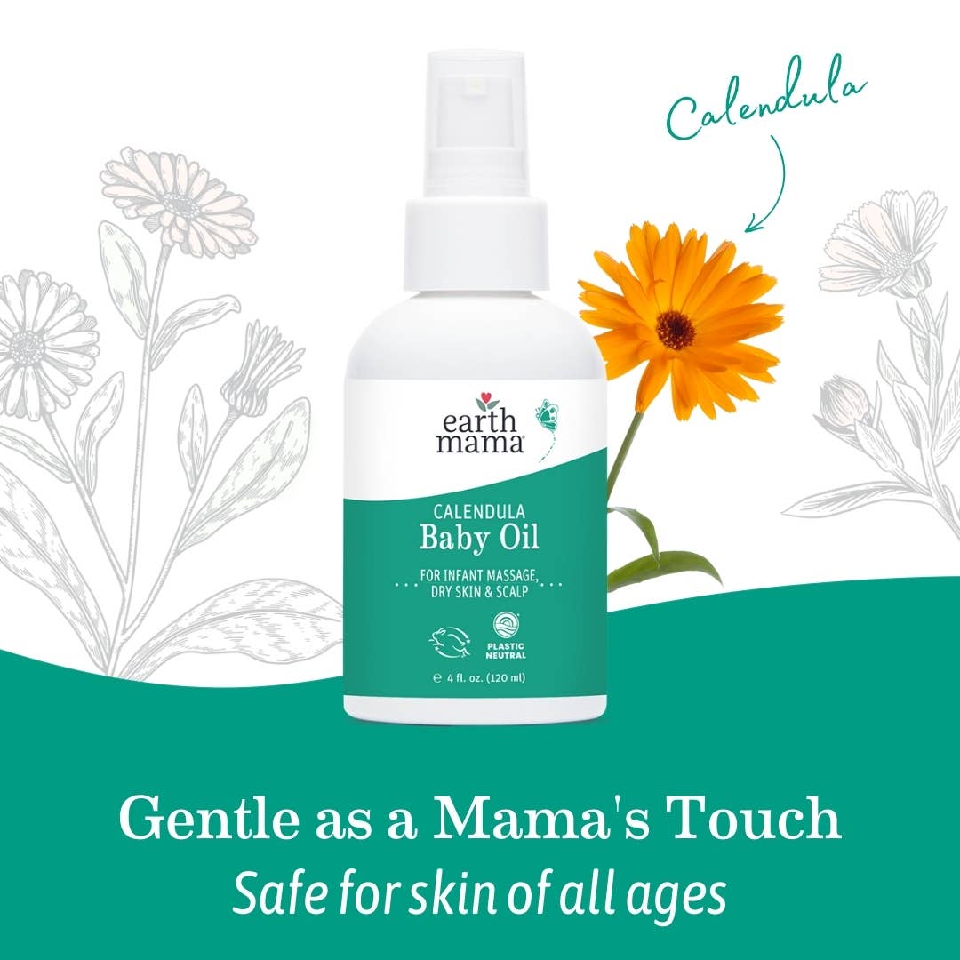 Earth Mama Organics - Wholesale Bath/Body Oil - Baby - Calendula Baby Oil1