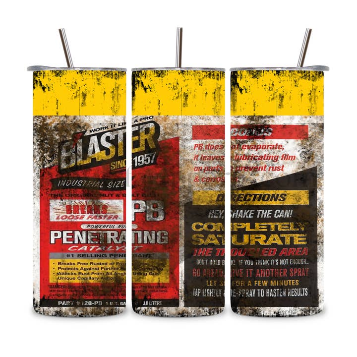 PB Blaster Tumbler voor wholesale door Moyer Farm Parts